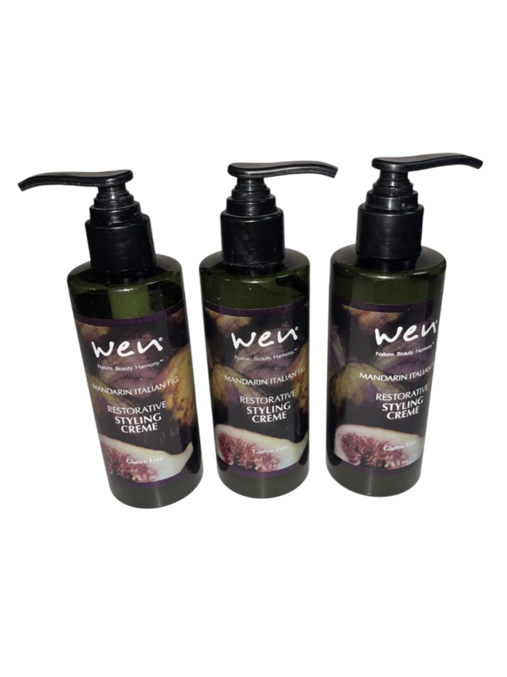 WEN by Chaz Dean Mandarin Italian Fig Restorative Styling Creme Cream 6 oz Lot